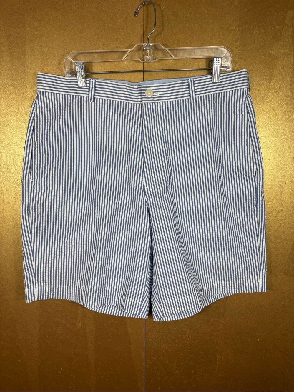 Brooks Brothers seersucker mens shorts size 36